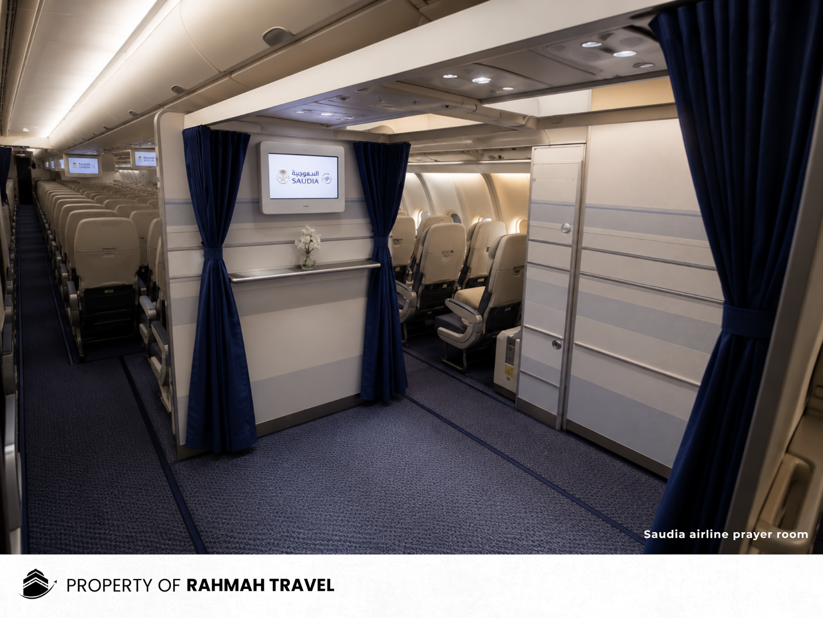 saudia airlines tempat salat pesawat umroh